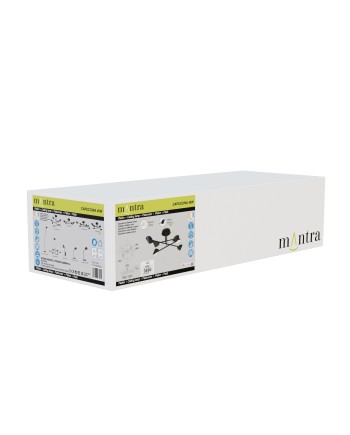 CAPUCCINA * SEMIPLAFÓN LED MEDIANO 40W